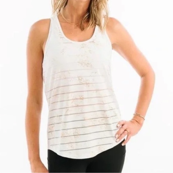 ZYIA Active White Stay Gold Havana Tank 
Size Medium New with tag and bag! - Picture 3 of 12